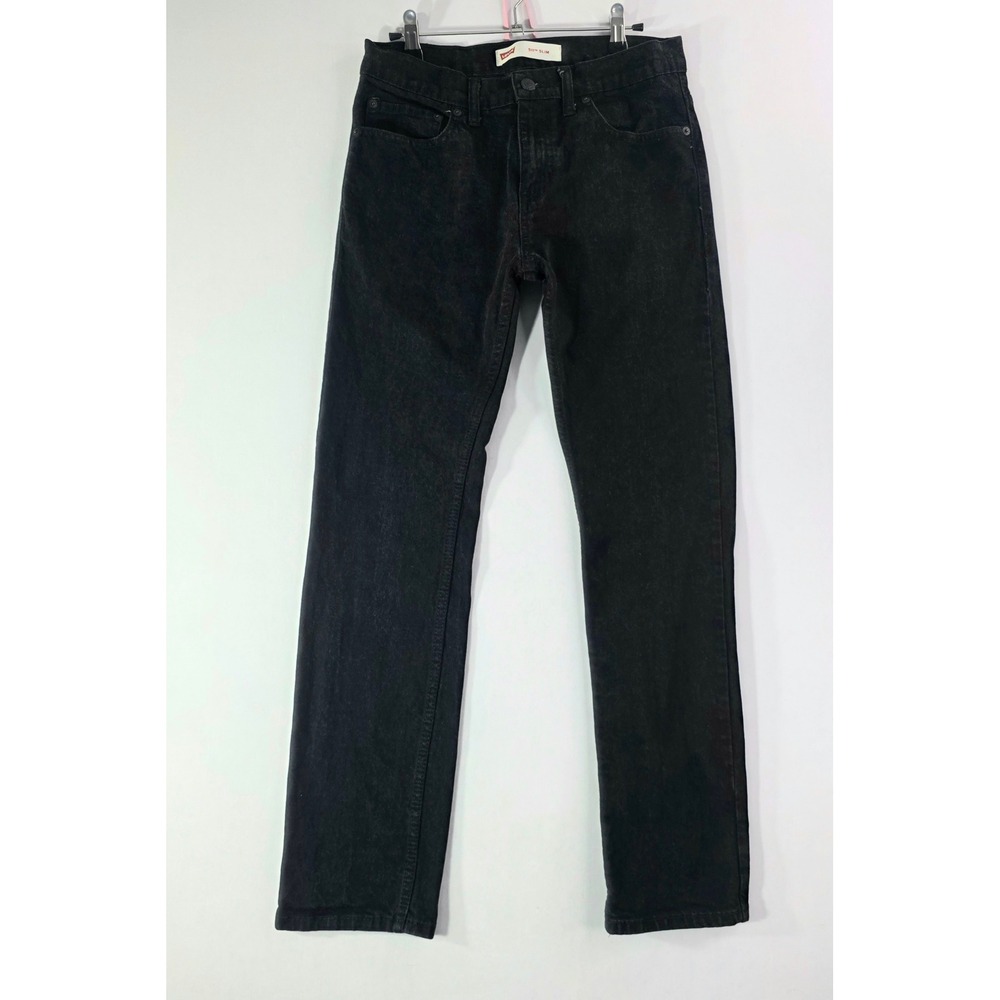 Levis 511 Slim Jeans Mens 30x29 Black Denim Pants